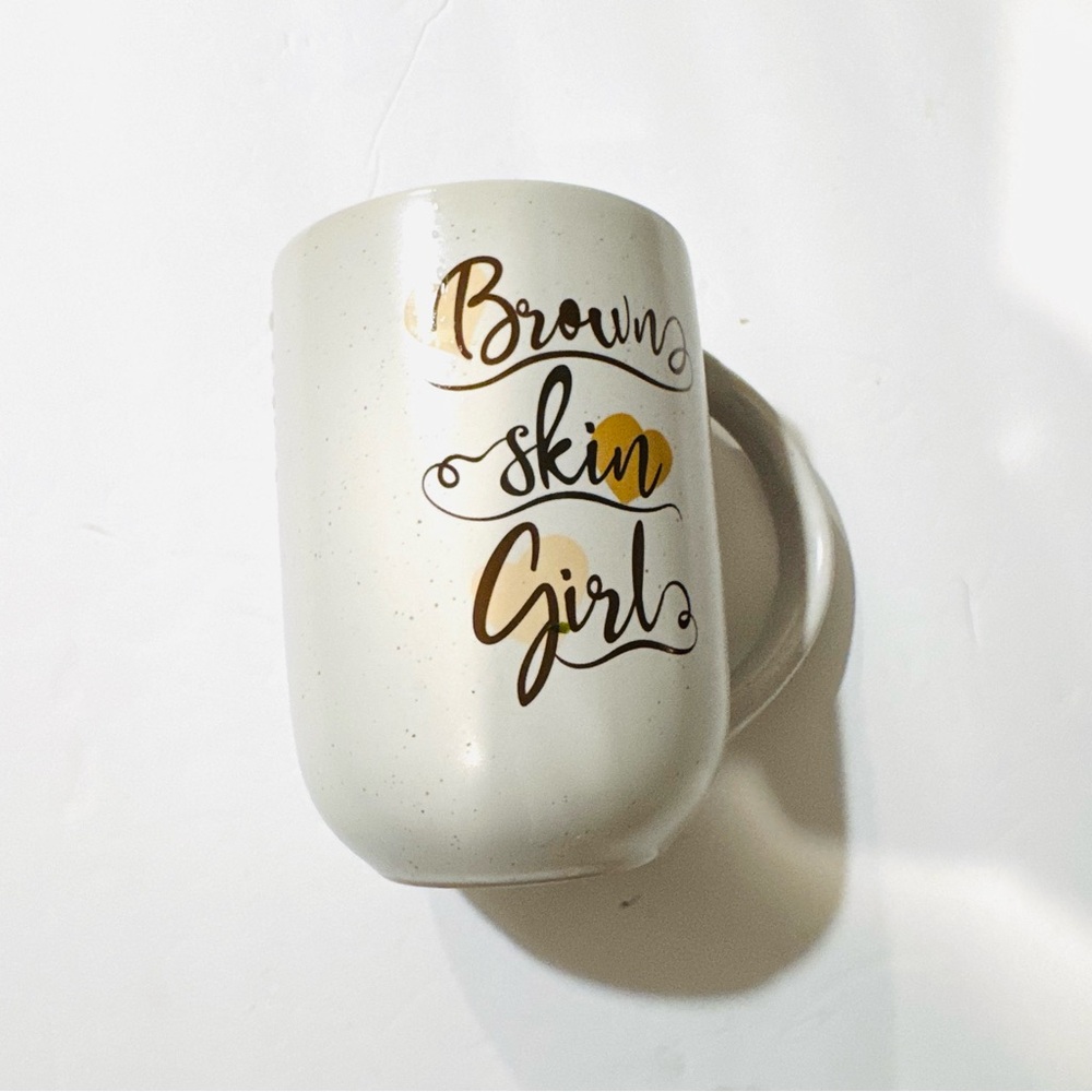 Set of 4 BROWN SKIN GIRL Coffee Mug - Picture 2 of 9